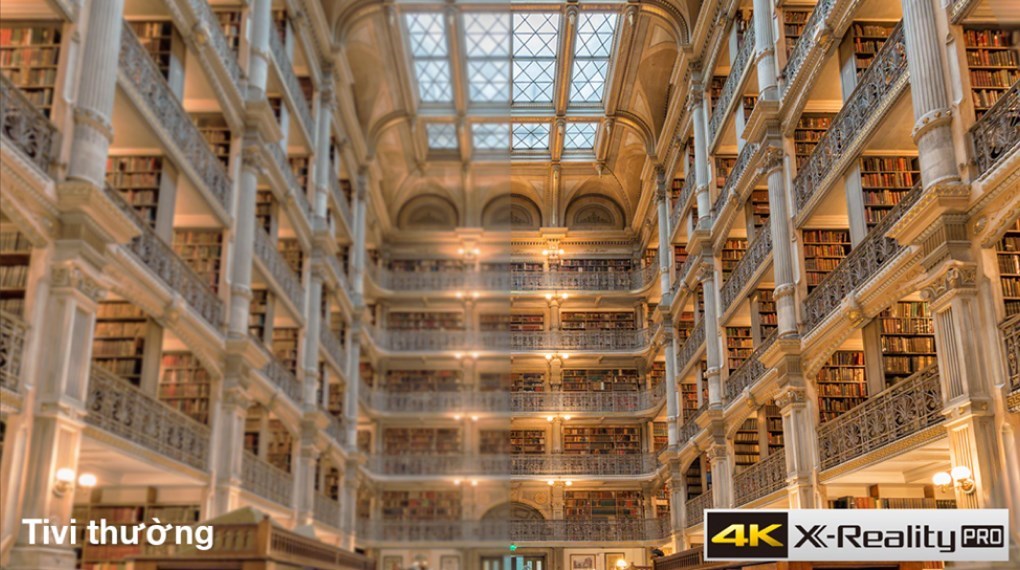 Google Tivi Sony 4K 75 inch BRAVIA K-75S30 công nghệ nâng cấp hình ảnh 4k x reality pro